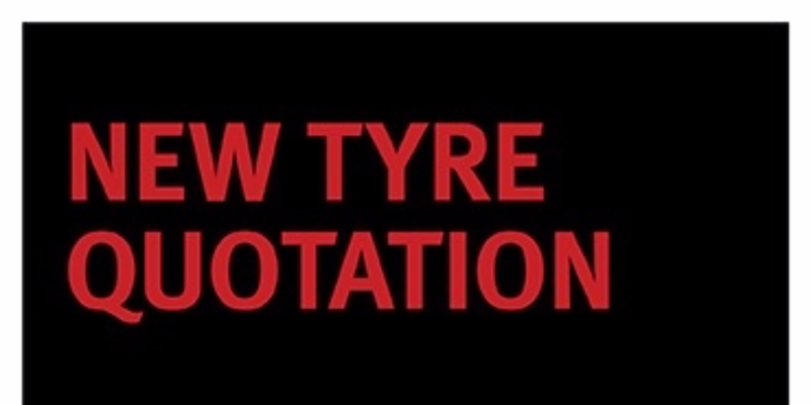New Tyre Quotation